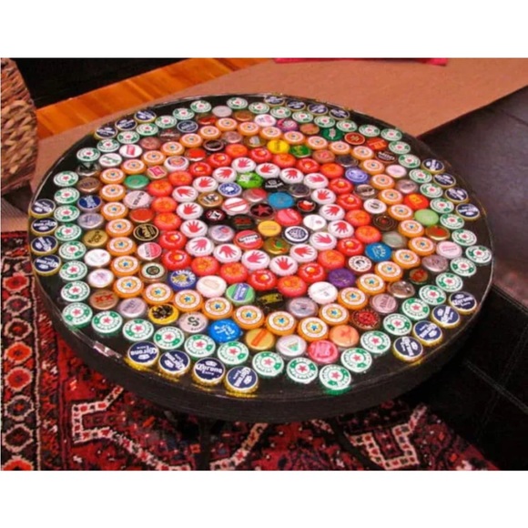 100 Beer Bottle Caps Mixed Lot Recycle Upcycle Craft Projects FREE SHIP - Picture 4 of 6